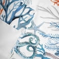 thumbnail image 5 of Window Valance for Kitchen,Summer Sea Turtles Eight-clawed Fish Rod Pocket Curtain Valances Short Curtains Drapes Panel,Marine Life Corals Window Treatment Topper for Living Room Bathroom Bedroom, 5 of 9