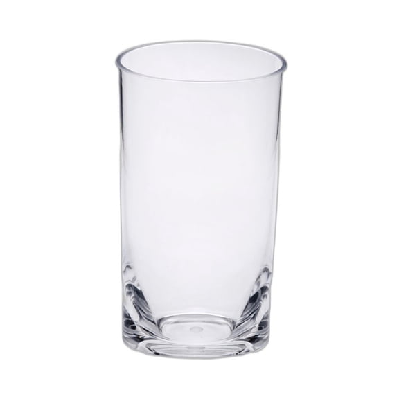HomeRoots Set Of Four Clear Acrylic Stemless Highball Glass
