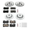 thumbnail image 3 of PowerStop Front and Rear Z23 Evolution Sport Carbon-Fiber Ceramic Brake Pad and Drilled & Slotted Rotor Kit Fits: INFINITI NISSAN Select Models K4138, 3 of 10