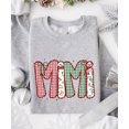 thumbnail image 4 of Mimi Ink-Printed Lace Christmas Sweatshirt Grandma Holiday Sweater -Each Saying Sold Separately Gray Sweatshirt Adult Medium, 4 of 4