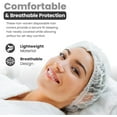 thumbnail image 2 of Filets à Cheveux Jetables - 100 Pcs Bonnets Bouffants Non Tissés Couvre-Chef pour Cuisine, 2 of 6