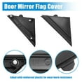 thumbnail image 4 of Phyun Matte Black Door Mirror Flag Cover Left Right For Fiat 500 1Sj85Kx7Aa 1Sd00Kx7Aa, 4 of 5