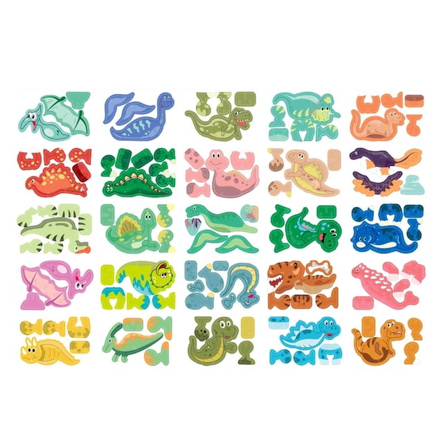 3D Educational Puzzle Toy for Family Brain Teaser and Skill Development Building Activity for Kids Adults