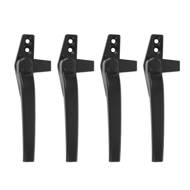 Aluminum Alloy Window Handle Security Lock Hardware Flat Open External Push Casement
