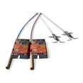 thumbnail image 2 of Firebuggz Accesorios para acampar - Asador de caña de pescar para fogatas - Divertidos palitos para asar malvaviscos y perritos calientes para fogatas - Rojo y azul - Paquete de 2, 2 of 4