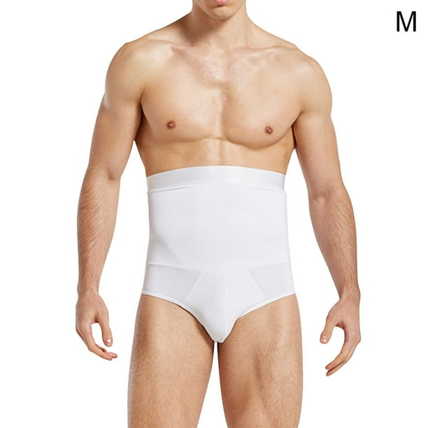 Minnieouse Ropa interior para hombres Cintura Adelgazante Entrenador Corsé Calzoncillos Body Shapewear, Negro, M Ropa interior Blanco METRO