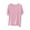 Pink, variant on Kaemgyyd Sleep Shirts for Women Comfortable Solid Color Pajama Tops for Women Breathable Round Neck Flowy Sleepwear