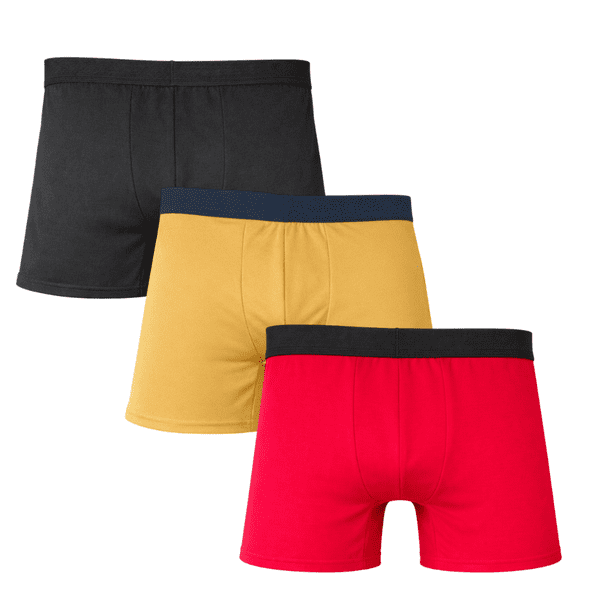 Belime Set de 3 Bóxers Corte Largo para Hombre Súper Cómodos, Suaves y Resistentes | Ideales para Ejercicio, Entrenamiento y Uso Diario, Varios Colores