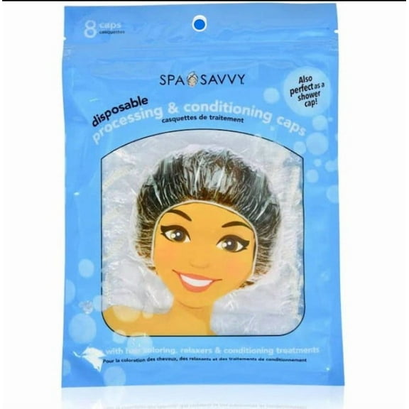 SpaSavvy Processing & Conditioning Caps, 8pk