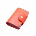 thumbnail image 1 of PENGX Porte-Cartes en Faux Cuir Mode Couleur Unie avec Bouton, 1 of 7