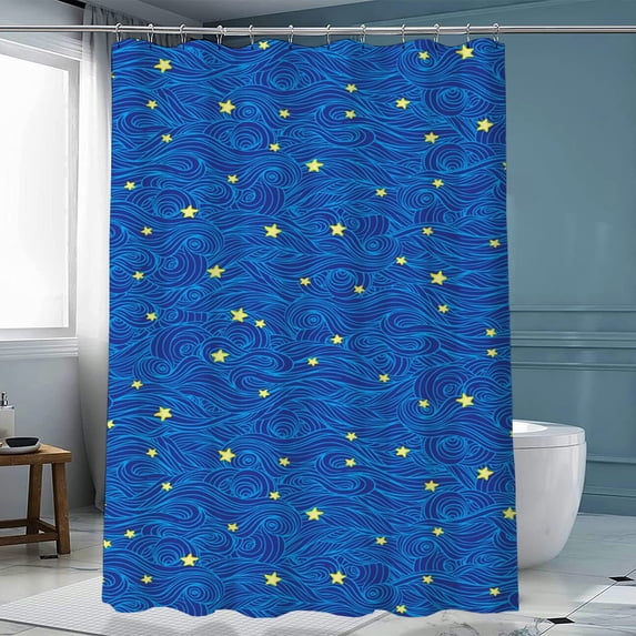 Floral Metal Cut Art Shower Curtain Bedroom Decoration Waterproof Polyester Bathroom Curtain