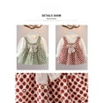 thumbnail image 6 of Yidarton Girls Spring And Autumn Dress 2022 New Baby Foreign Style Cute Fake Two Bubble Sleeve Polka Dot Princess Skirt Green 110CM, 6 of 8