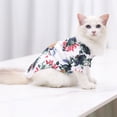 thumbnail image 3 of URMAGIC Summer Small Pet Puppy Chiffon Pineapple Tree Beach Shirt Medium Dog Hawaii Blouse Outfit Clothes, 3 of 9