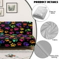 thumbnail image 4 of Xoenoiee Colorful Dog Paw Print Futon Cover, Dual Waterproof Couch Cover for Futon, Stretch Jacquard Sofa Cover, Leakproof Furniture Protector for Kids, Pets, Dog and Cat, 4 of 7