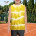 thumbnail image 2 of Ruyang Kids Boys Tie-dyed Camisoles Round Neck Loose Sleeveless Tank Tops Summer Casual Athletic Jogger Blouse T-Shirt, 2 of 5
