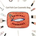 thumbnail image 4 of Sac Cosmétique Style Sardines en Conserve Mignon Créatif Sac de Rangement Portable pour le Travail, 4 of 8