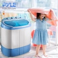 thumbnail image 4 of Pyle 2 in 1 Portable Compact Mini Top Load Washing Machine and Spin Dryer Unit, 4 of 5