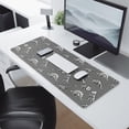 thumbnail image 2 of Long Mouse Pads for Desk,Gray Dinosaur Skeletons Fossils Pattern Desk Mats on Top Of Desks, Desk Mouse Pad Extra Large with 3mm Non-Slip Base and Stitched Edge for Gaming,Office,Work,Home 31.5"x11.8", 2 of 6