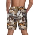 thumbnail image 4 of Goofa Cut Cats Printed Men's Swim Trunks Board Shorts Quick Dry Mens Swimming Trunks with Compression Liner,Breathable Fit Hawaii Beach Shorts-Small, 4 of 9