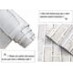 thumbnail image 2 of 236 x 17.7 Gray White3D Brick Contact Paper Self Adhesive Stick and Peel Paper Stick Paper Brick Wallpaper, 2 of 3