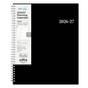 Blue Sky 2026-2027 Weekly and Monthly Academic Year Planner Calendar, July 2026 - June 2027, 8.5" x 11", Flexible Cover, Wirebound, Laminated Tabs, Enterprise