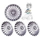 thumbnail image 1 of 4 Tapones Polveras Llanta Rin 13 Deportivo Gris Owc + Regalo gris, 1 of 12