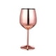 thumbnail image 3 of Copas de vino, copas de vino tinto, taza de cristal para decoración del banquete de boda, copa de vino de acero inoxidable, plata/oro rosa/regalo de N 500ml de oro rosa Macarena Copas de vino de champán, 3 of 8
