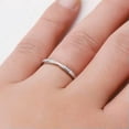 thumbnail image 4 of K-KED Moissanite Wedding Band Rings for Women Girls 925 Sterling Silver Christmas Gift, 4 of 8