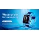 thumbnail image 2 of Reloj inteligente CHAO para niños Reloj SOS resistente al agua IP67 regalo para niños para iOS y Android azul, 2 of 4