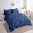 thumbnail image 3 of Feelyou Hippie Damask Twin Bedding Sets 7-Piece, Blue Dreamcatcher Bedding Comforter Set, 3 of 8