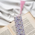 thumbnail image 6 of Kdxio Lavender Flowers Print Metal Tassel Bookmarks,Perfect Gift for Art Lovers and Bookworms Metal Bookmarks for Women, 6 of 8