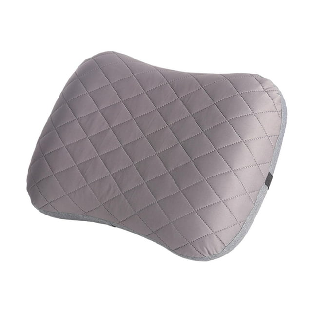 Almohada de camping Hugo soporte lumbar ergonómico gris 18,11 x 12,60 x 4,72 pulgadas