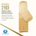 thumbnail image 2 of Dynarex Double Sided Non Skid Socks - Non Slip Hospital Socks with Grips for Women & Men - Polyester-Spandex Blend Slipper Socks with Rubber Grippers - Warm, Fuzzy, No Latex - XL, 48 Pairs per Case, 2 of 7