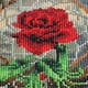 thumbnail image 2 of Kits de pintura de diamante 5D JanHm Flores 30x40 cm Rosa roja, 2 of 5