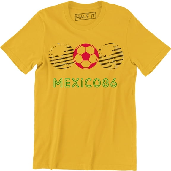 Mexico 86 Logo 80s Football Retro World Cup Maradona Cool Gift 125 T-Shirt