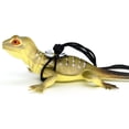 thumbnail image 2 of Lizard Harness Leash with Cool Wing 1.5M Adjustable Leather Bearded Dragon Reptile Walk Strap for Amphibians Small Pet, 2 of 10