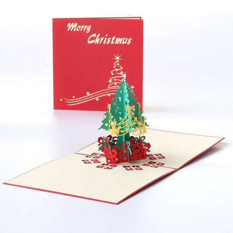 Santa Claus Manual Activities Card DIY Christmas Card Material 3D Greeting  Cards