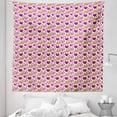 thumbnail image 1 of Hearts Tapestry, Hearts in Pastel Tones Love Theme Romance Relationship, Fabric Wall Hanging Decor for Bedroom Living Room Dorm, 5 Sizes, Dark Magenta Purple, by Ambesonne, 1 of 1