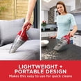 thumbnail image 4 of Refurbished Black & Decker HNVC115J06 Dustbuster Quick Clean Hand Vacuum, Red, 4 of 5