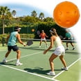 thumbnail image 2 of 4-12PC Pickleball Training Ball Quiet Foam Noise Reducing Soft Practice Balls Standard-Sized Indoor Warm-Up Solution for Beginners Professionals Use Living Room Backyard PU Foam Lightweight, 2 of 9