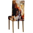 thumbnail image 4 of ZHANZZK Magical Space Wolf Stretch Chair Cover Protector Seat Slipcover for Dining Room Hotel Wedding Party Set of 6, 4 of 6