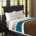 thumbnail image 3 of Elegant Comfort  Super Soft Heavy Weight Stripe Micro-Sherpa Blanket, 3 of 5