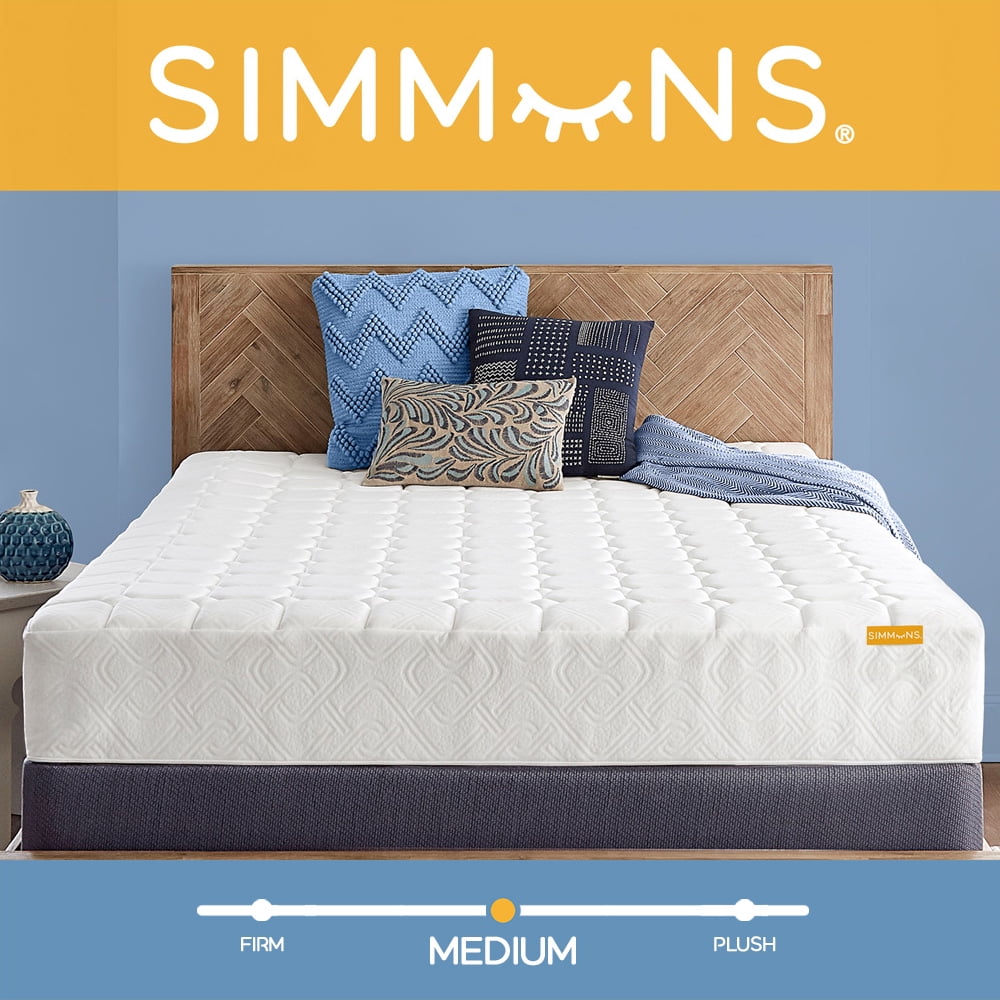 Simmons 8" Hybrid, Medium Feel, Bed in a Box Foam Mattress Insert