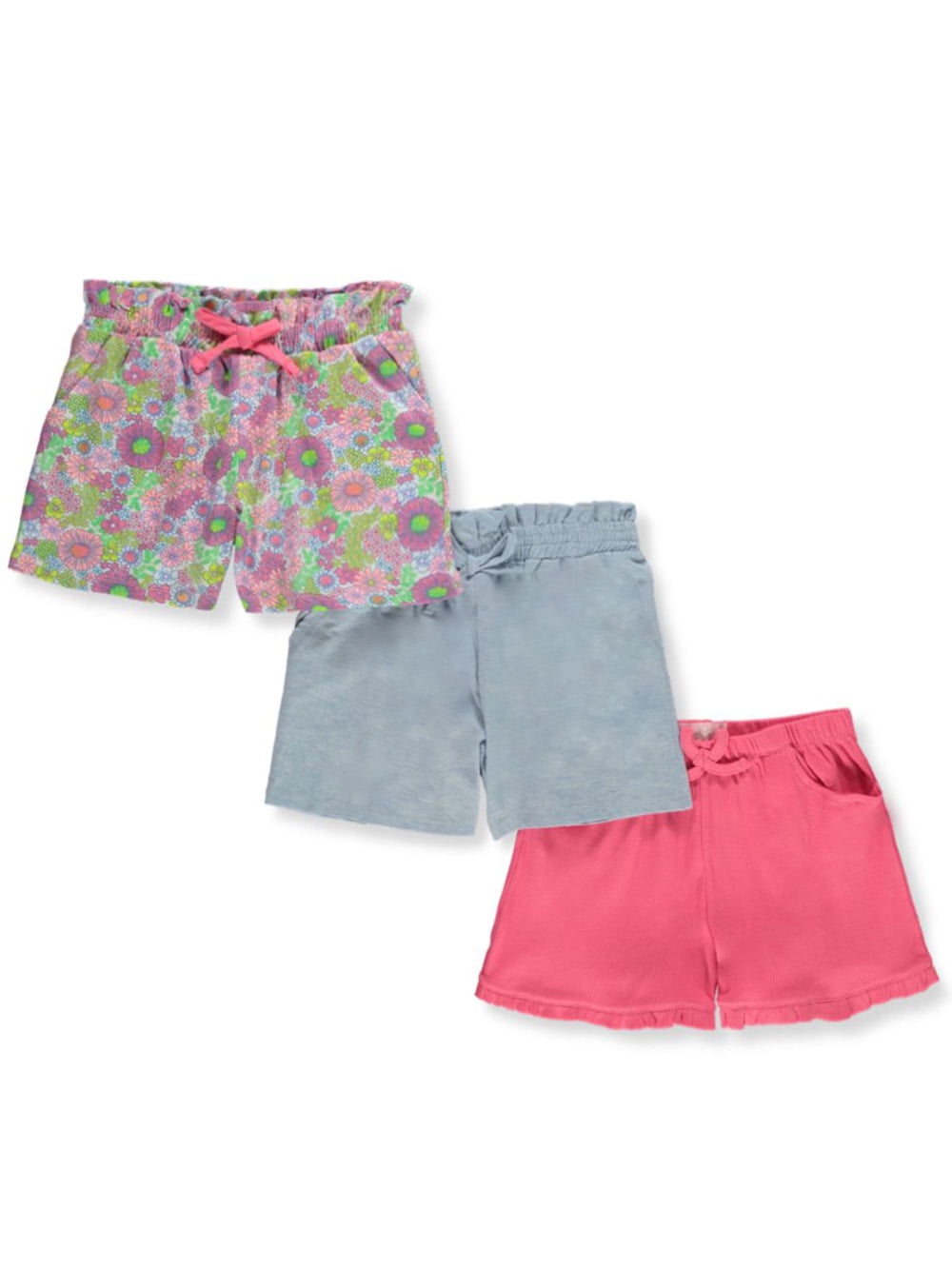 Freestyle Revolution Girls' 3-Pack Hippy Shorts - pink/multi, 2t ...
