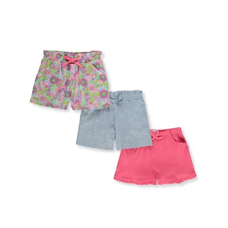 

Freestyle Revolution Girls 3-Pack Hippy Shorts - pink/multi 2t (Toddler)