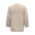 thumbnail image 7 of Breezora Women's Summer Casual Knit Tops 3/4 Sleeve Crew Neck Lightweight Ribbed Pullover Sweater For Weekend Outing, 7 of 7