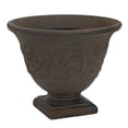 thumbnail image 2 of Sunnydaze Darcy 16" x 16" x 13" Round Rust Polyresin Outdoor Planter Pot, 2 of 14