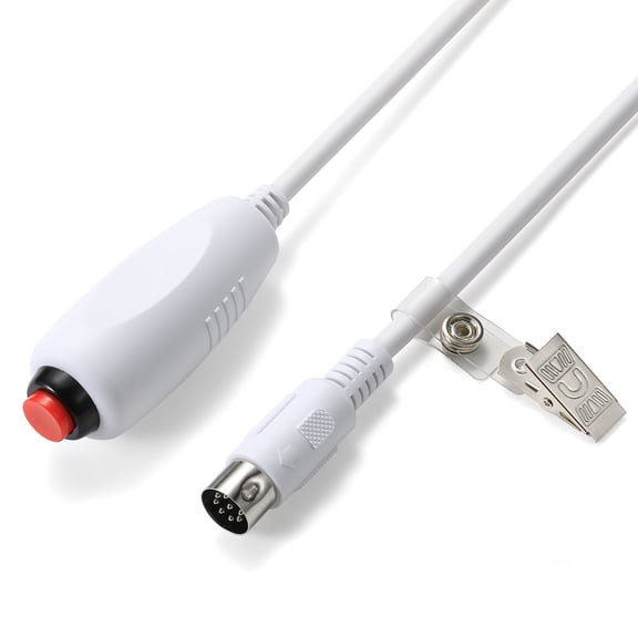 Nurse Call Cable Push Button Cord Cable Nurse Station Replacement Call Cord with Bed Sheet Clip for Patients