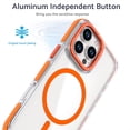 thumbnail image 4 of Dteck Magnetic Case for iPhone 16 Pro, Compatible with MagSafe, Shockproof Back Cover Crystal Clear Protective Phone Case for iPhone 16 Pro,Yellow, 4 of 6