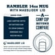 thumbnail image 3 of Mug YETI Rambler de 414 ml con aislamiento al vacío de acero inoxidable, 3 of 8